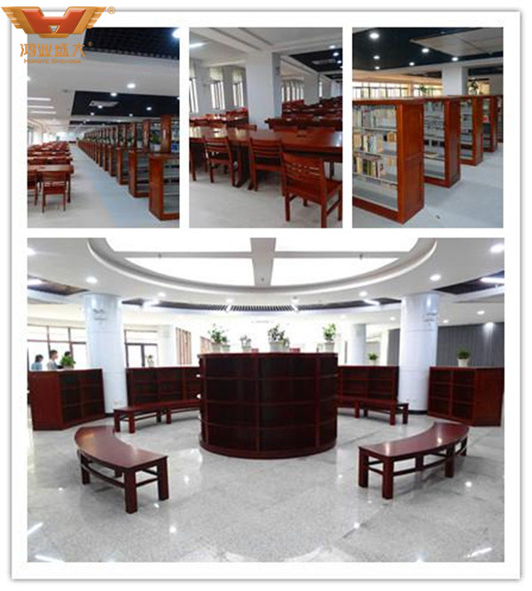 华中科技大学图书馆学校家具实木桌椅款式